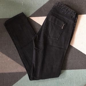 Obey dark Joan high waisted skinny jeans